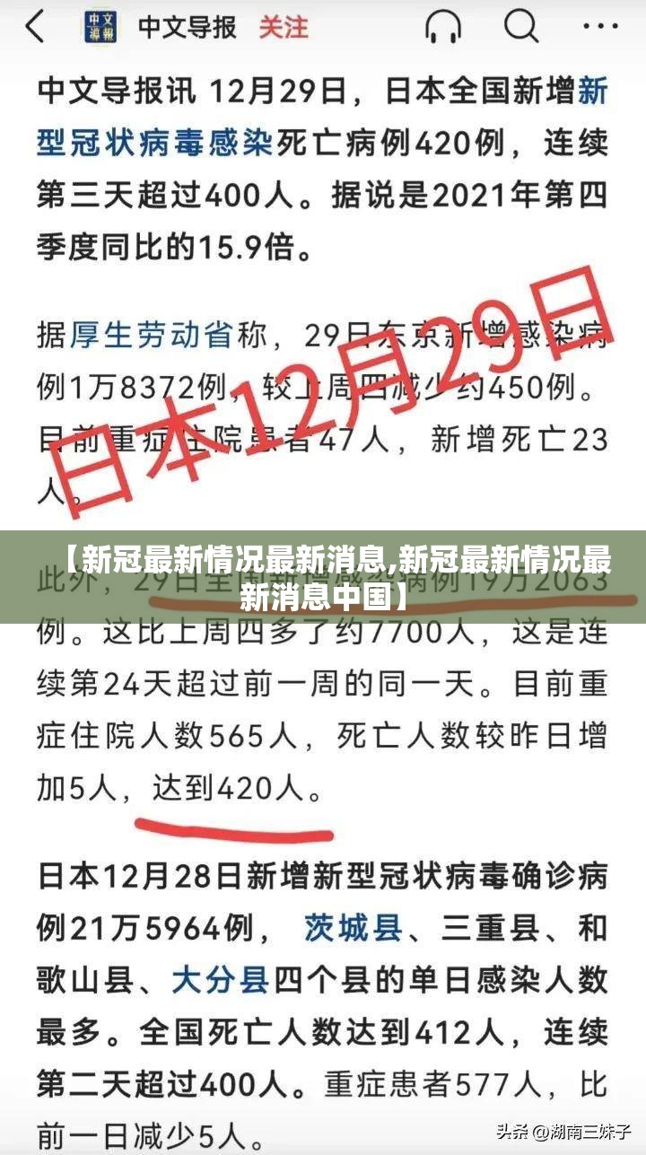 【新冠最新情况最新消息,新冠最新情况最新消息中国】