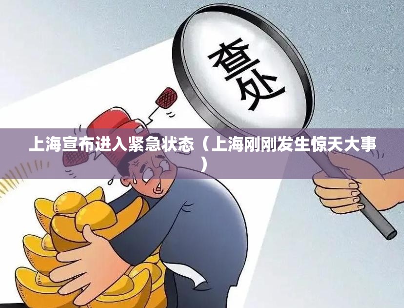 上海宣布进入紧急状态（上海刚刚发生惊天大事）