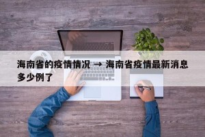 海南省的疫情情况 → 海南省疫情最新消息多少例了