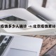 北京疫情多少人确诊 → 北京疫情累计确诊人数