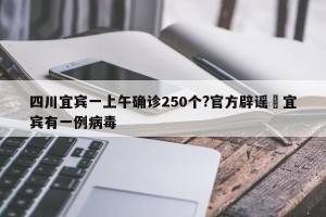 四川宜宾一上午确诊250个?官方辟谣›宜宾有一例病毒